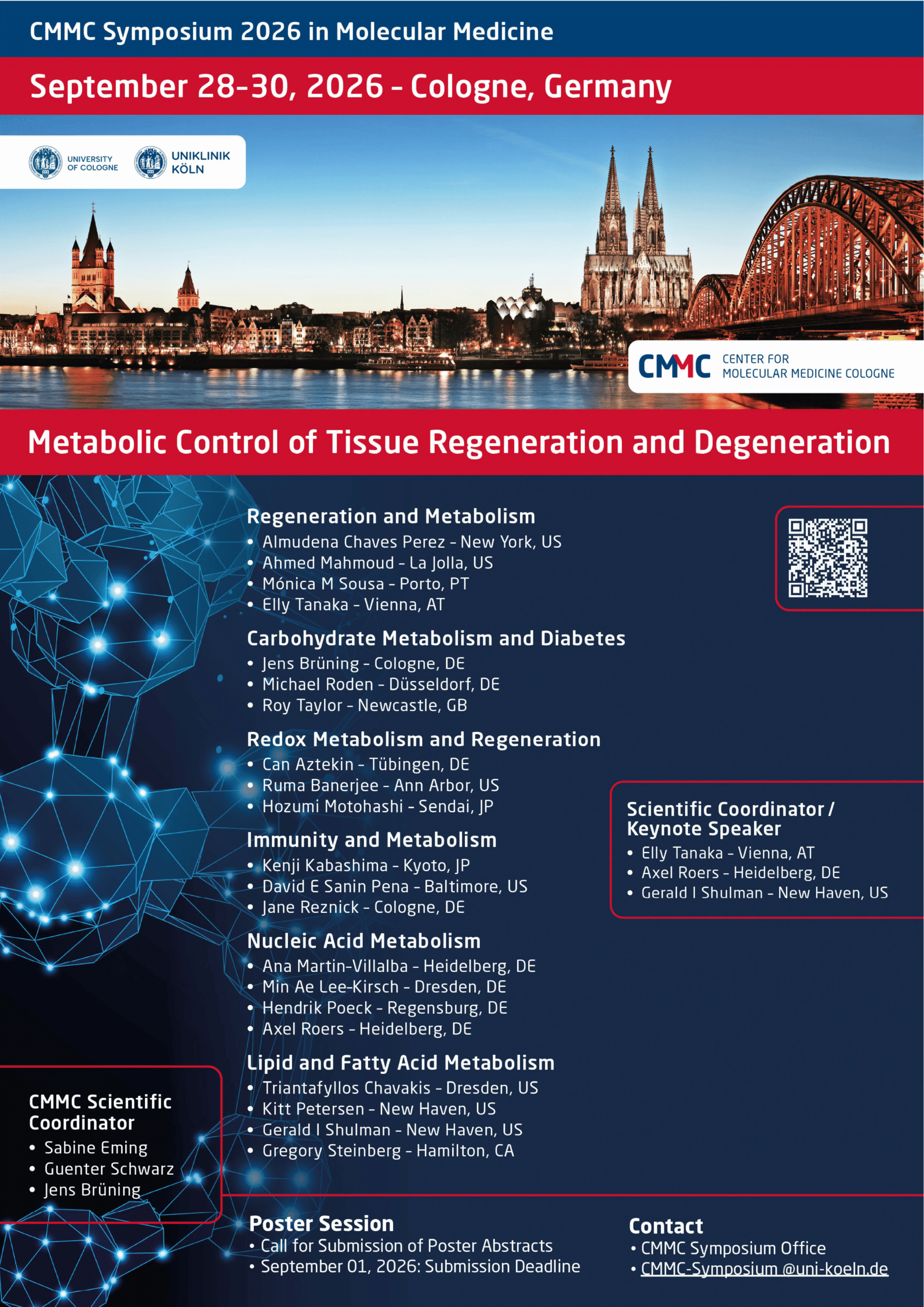 CMMC Symposium 2026 in Molecular Medicine poster